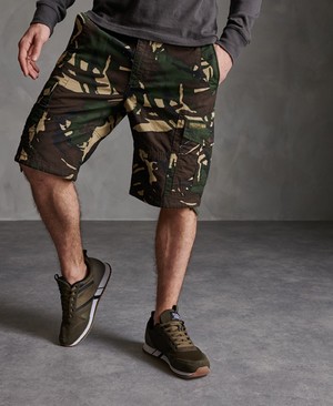 Superdry Core Para Cargo Férfi Rövidnadrág Camo | JOQBR4580